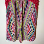 Wrangler  Geometric Print Cutout Neck Sleeveless Dress Red Size Large Photo 2