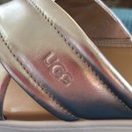 UGG  Women's Zayne Crossband Slide Platform Sandal Sz 9.5 Rose Gold Cushion NIB Photo 4