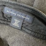 Banana Republic  petite skirt gun metal gray stretch 8P Photo 8