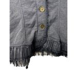 Abercrombie & Fitch VTG Y2k  Small Ruffle Hem Button Front Jacket Bella Swan Core Photo 4