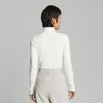 Everlane NWT  supima micro rib white turtleneck XXS‎ Photo 1