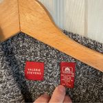 Valerie Stevens  Women's XL Charcoal Turtleneck Cable Knit 100% Cotton Sweater Photo 2