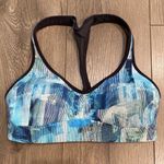 Lululemon  Speed Up Sun Dazed Multi Blue Racerback‎ Sports Bra Size 4 Photo 3