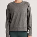 Quince Flowknit Pullover Crew Shirt in Heather Gray Size Medium Photo 0