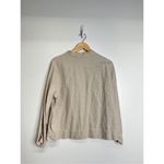 Relativity  Women Asian Style Embroidered Jacket 100% Linen Size Large‎ Photo 2