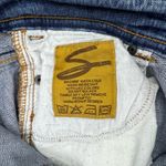 Seven7 Y2K Seven 7 Bermuda Double Button Low Rise Denim Jeans Shorts Stretch Sz 28/8 Photo 3