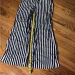ZARA  Blue/White Striped Wide Leg Pants Photo 7