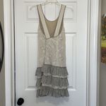 Rebecca Taylor Garden Linen Eyelet Dress in Vanilla Photo 9