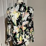 Marciano Guess By  Chain neck trim button down shirt floral print sz XS blouse multicolor Photo 1