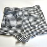 Forever 21 Black & White Gingham High Waist Shorts Photo 1