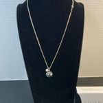 Avon NRT zodiac Aries necklace silver tone w/genuine freshwater Pearl 16” Photo 1