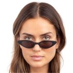 illesteva Marianne Sunglasses Black w/ Silver Swarovski Photo 3