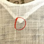 C.M.C Womens Blouse Top Sz Small Bohemian Ruffle Flare Slit Sleeves High Low Photo 10