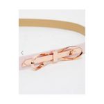 Ted Baker 💕💕 Pink Rose Gold Skinny Bow Belt Photo 5