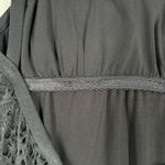 Robin Piccone Swim Cover Up Women Small Black Lace Trim Romantic Swim Neutral Photo 5