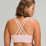 Lululemon NWT Energy Bra High-Neck Longline Zip in Pink Photo 0