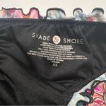 Shade & Shore Ruffle Cheeky Bikini Bottom Black Floral NWOT XS Photo 7