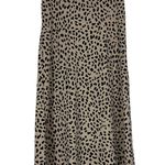 Sanctuary Flowy Midi Skirt Womens S Tan Black Cheetah Print Y2K Boho Indie 90s Photo 1