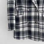 ZARA  Tweed Jacket Womens Small Double Breasted Blazer Equestrian Quiet Luxury Photo 2