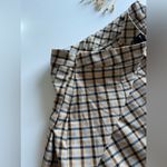 ASOS yellow & black plaid pleated mini skirt Photo 5