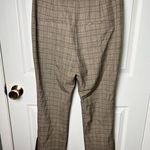 Veronica Beard  Arte Brown Plaid Striped Ankle Cropped Trouser Pant Sz 12 Photo 9