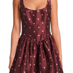 Hutch  Burgundy Red Polka Dot Mini Dress NWT Photo 0
