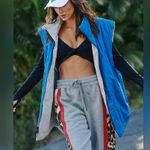 Free People NWT Slalom Reversible Fleece Color: Stellar Blue Size XS Photo 0