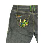 COOGI Bermuda Jeans Women's Juniors Embellished Colorful Mid Rise Size 7/8 31" Photo 8