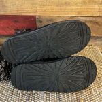 UGG  Black And Silver Shimmer Tall Cardy Knit‎ Boots Size 6 Photo 10