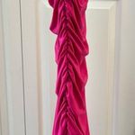 Hello Molly hot pink ruched one shoulder dress ballerina barbie core mini dress Changed My Name Dress Hot Pink Photo 3
