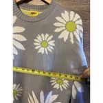 NEOITY Flower Knit Sweater Unisex One Size Mid Century Mod Stylers Harry Style Gray Photo 4