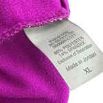 Champion  Athletic Fitted Fuchsia Long Sleeve Fleece Lined Mock Neck Shirt XL Photo 10