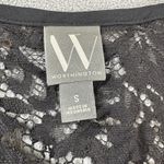 Worthington  Black Lace Sleeveless Tank Top Womens Small Floral Lace Cami NWT Photo 4