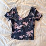 Lululemon  Circulate Tie Dye Mineral Blue Multi Align T-Shirt Size 2 Photo 0