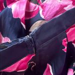 Speechless  Navy/Pink Floral Skirt SIZE 1 Photo 5