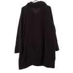 Flax  Brown Button Up Lightweight Lagenlook Jacket Women's Large Photo 5