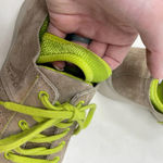Dansko ‎ Elise Suede Sneaker in Tan Mocha / Lime Size 40 / US 9.5-10 Photo 5
