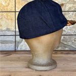 Eugenia Kim Denim Baseball hat leopard leather size s/m Photo 6
