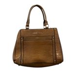 Adrienne Vittadini  Women's Brown Crocodile Embossed Shoulder Bag Photo 2