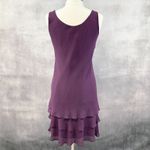 Ursula of Switzerland Cocktail Dress Womens 6 Tiered Holiday Whimsigoth Fairy Purple Photo 4