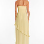 Amanda Uprichard Magnolia Maxi Dress in Cornsilk (pastel butter yellow) Photo 2