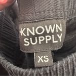 Known Supply Lesley Pant size XS Black Cotton Twill Jogger Bottom Pants Photo 5