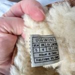 UGG  Australia Tan Brown Chestunt Genuine Leather Short Boots‎ Women's Size 5 Photo 4