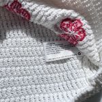 Wild Fable #17  Y2K Sweater Tank in Almond Hibiscus Print Photo 5