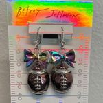 Betsey Johnson | Iridescent Bow Football π Earrings Photo 0