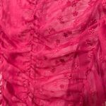 Free People INTIMATELY Most Likely Layering Top Sheer Glass Roses Red NWT XS Photo 5
