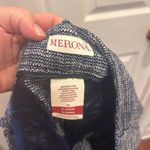 Merona  Women's Classic Blue White Tweed Ankle Pants Size 14 Career‎ Casual Photo 6