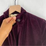 J.Crew Vintage Burgundy Velvet Blazer Jacket Y2K Whimsigoth Size S Photo 3