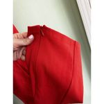 American Giant Pants Flare No Bs Zip Knit Ponte Sz 6 Limited Edition Active Red‍ Red Photo 8