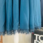 Dress the Population  Corey Dress, Fit & Flare, Blue/Green Pine, Medium 8/10, NWT Photo 5